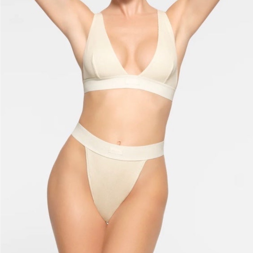 Cotton Rib Thong